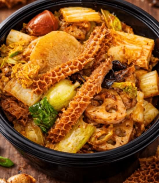 Spicy Beef Tripe Pot 麻辣牛肚香锅